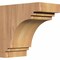 Ekena Millwork Pescadero Smooth Corbel, Western Red Cedar, 3 1/2"W x 6"D x 6"H COR04X06X06PEC00SWR - alternate 1
